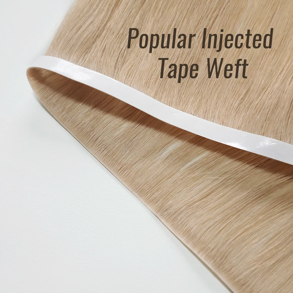 One Piece Invisible Genius Tape In Extensions – Skin Weft Thick Ends Remy