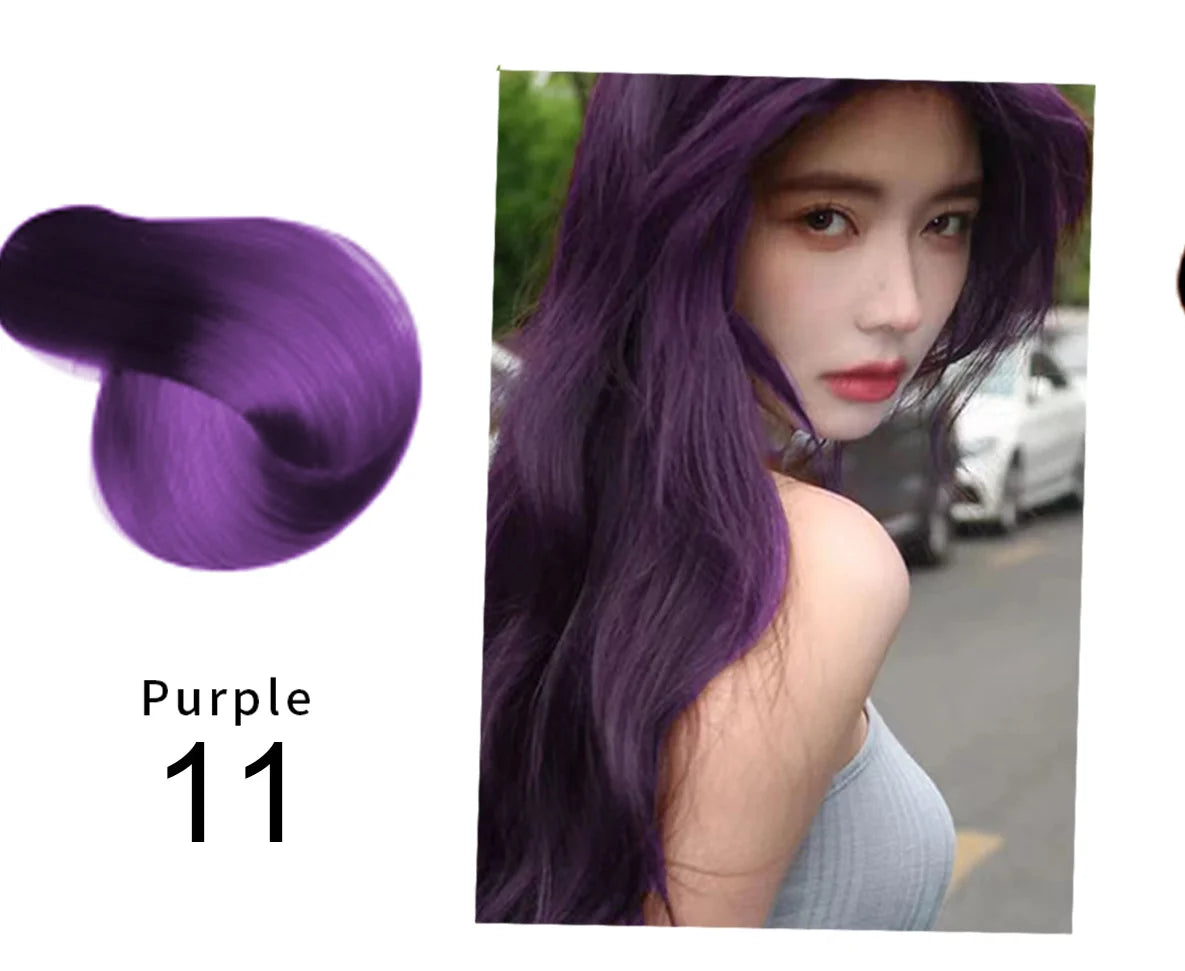 Mokeru Natural Organic Brown Hair Color Permanent Hair Coloring Shampoo Long Lasting Hair Dye Shampoo For Women Professional Dye