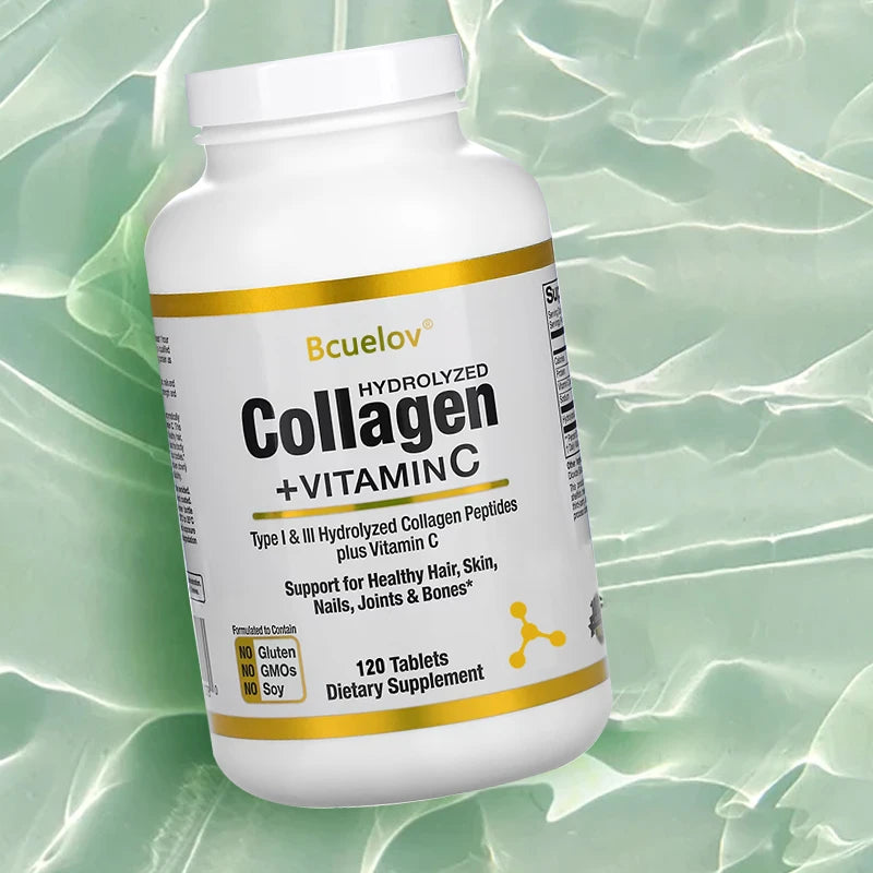 Bcuelov Hydrolyzed Collagen Peptides – Hair Skin Nails Support
