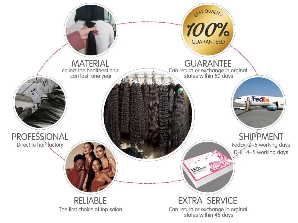 12A Burmese Kinky Curly Human Hair Bundles