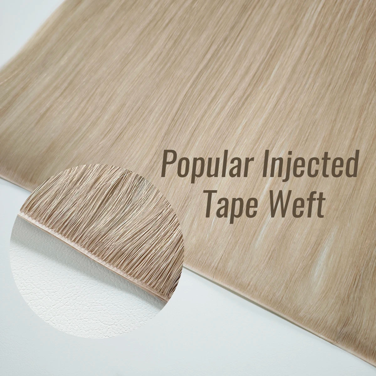 One Piece Invisible Genius Tape In Extensions – Skin Weft Thick Ends Remy