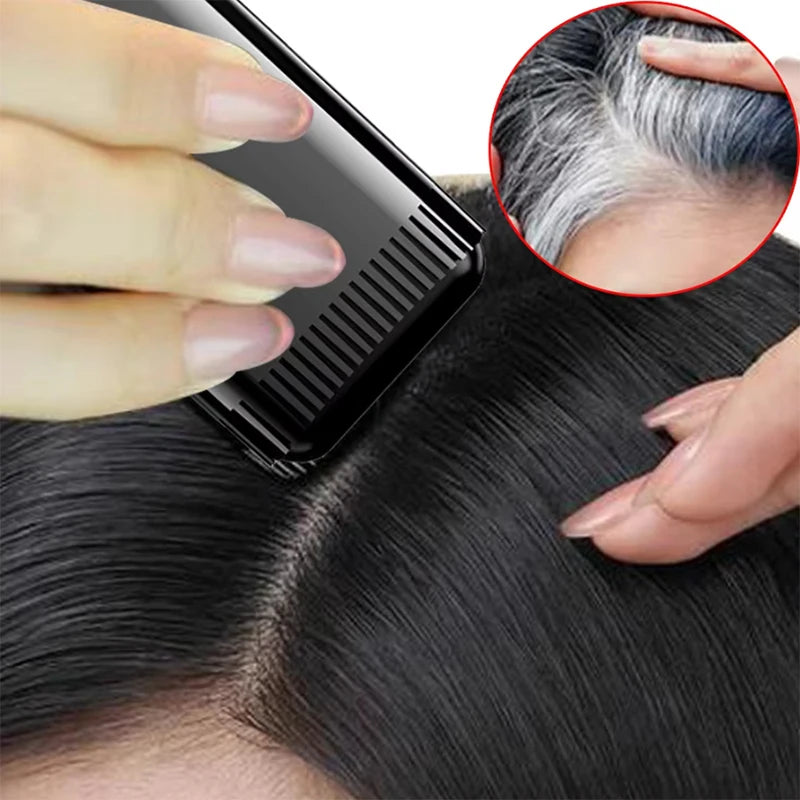 Quick Hair Dye Stick Permanent Coverage Long-Lasting Effect Portable Applicator Brush Design Touch Up the Color at Home