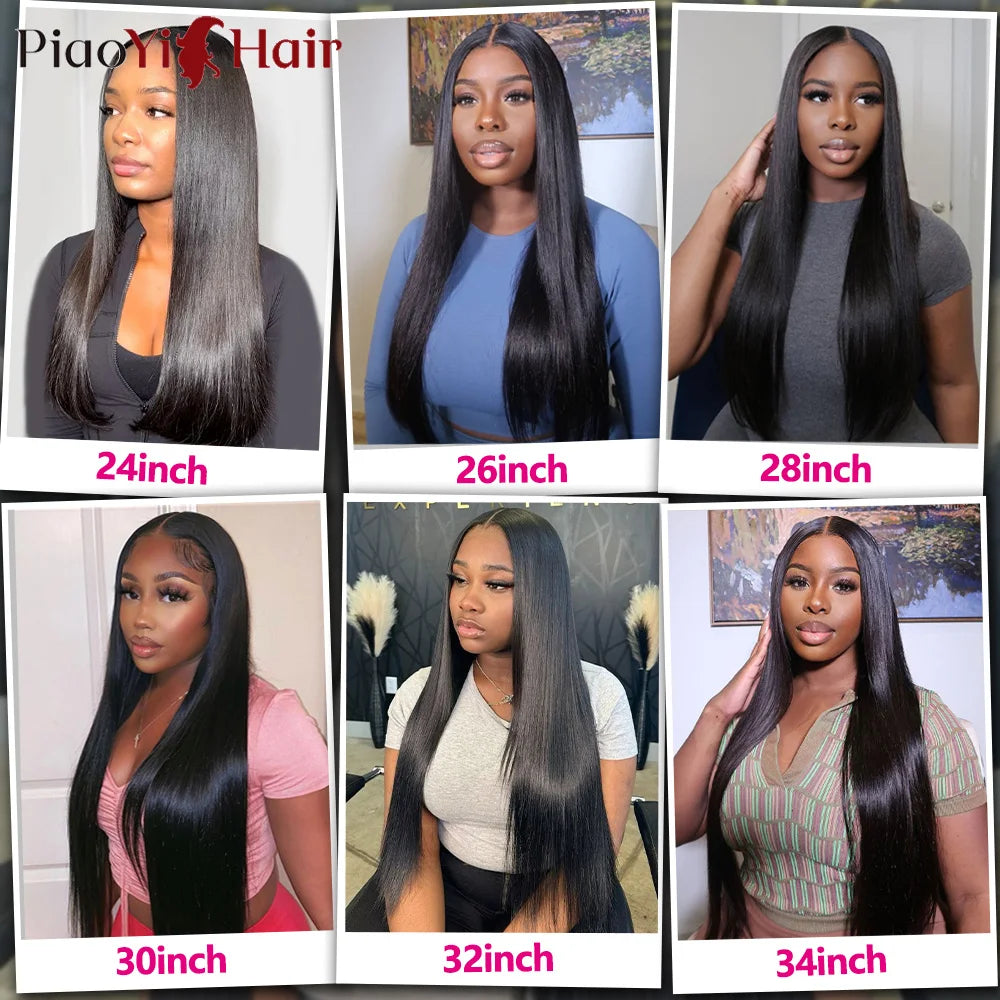12A Straight Raw Virgin Human Hair Bundles 20–24 Inch