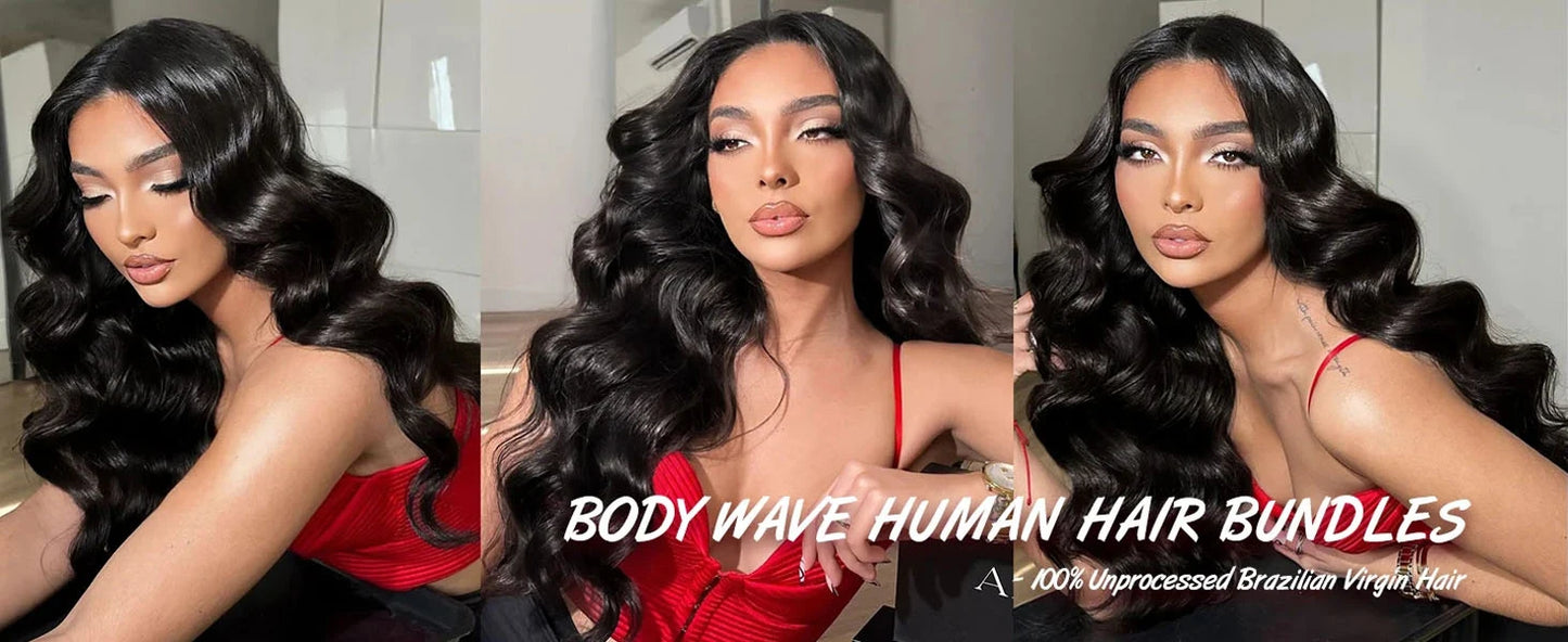 12A Brazilian Body Wave Raw Virgin Human Hair Bundles