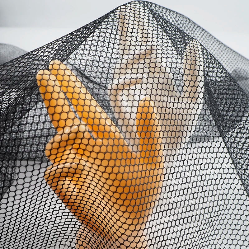 59*36 inch Big Holes Mesh Net Fabrics For Making Wig Foundation Without Elastic Net For Wig Constructions