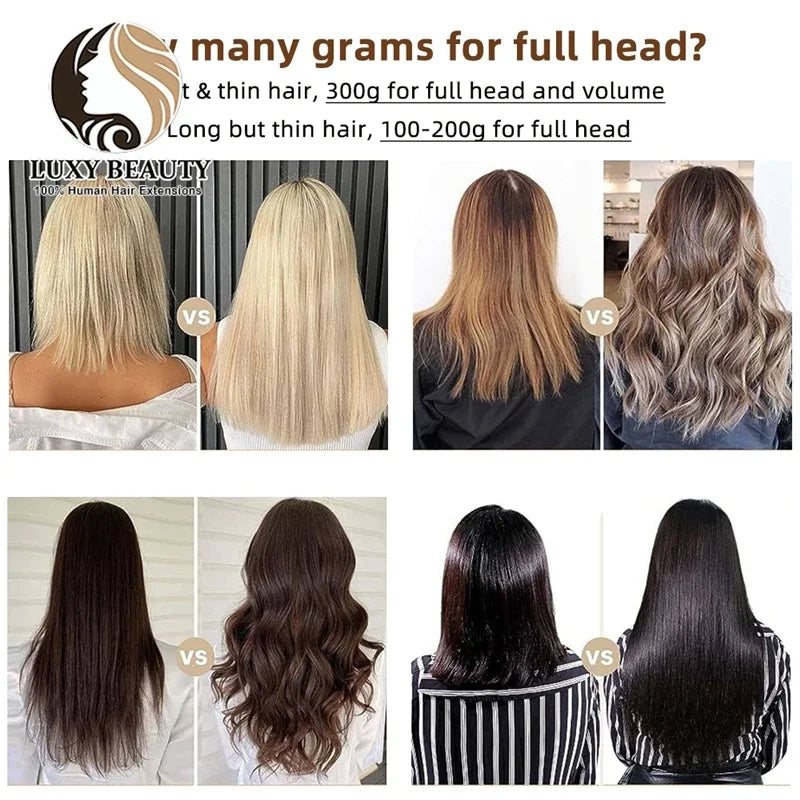 Invisible Tape Weft Human Hair Extensions – Brown Flat Weft