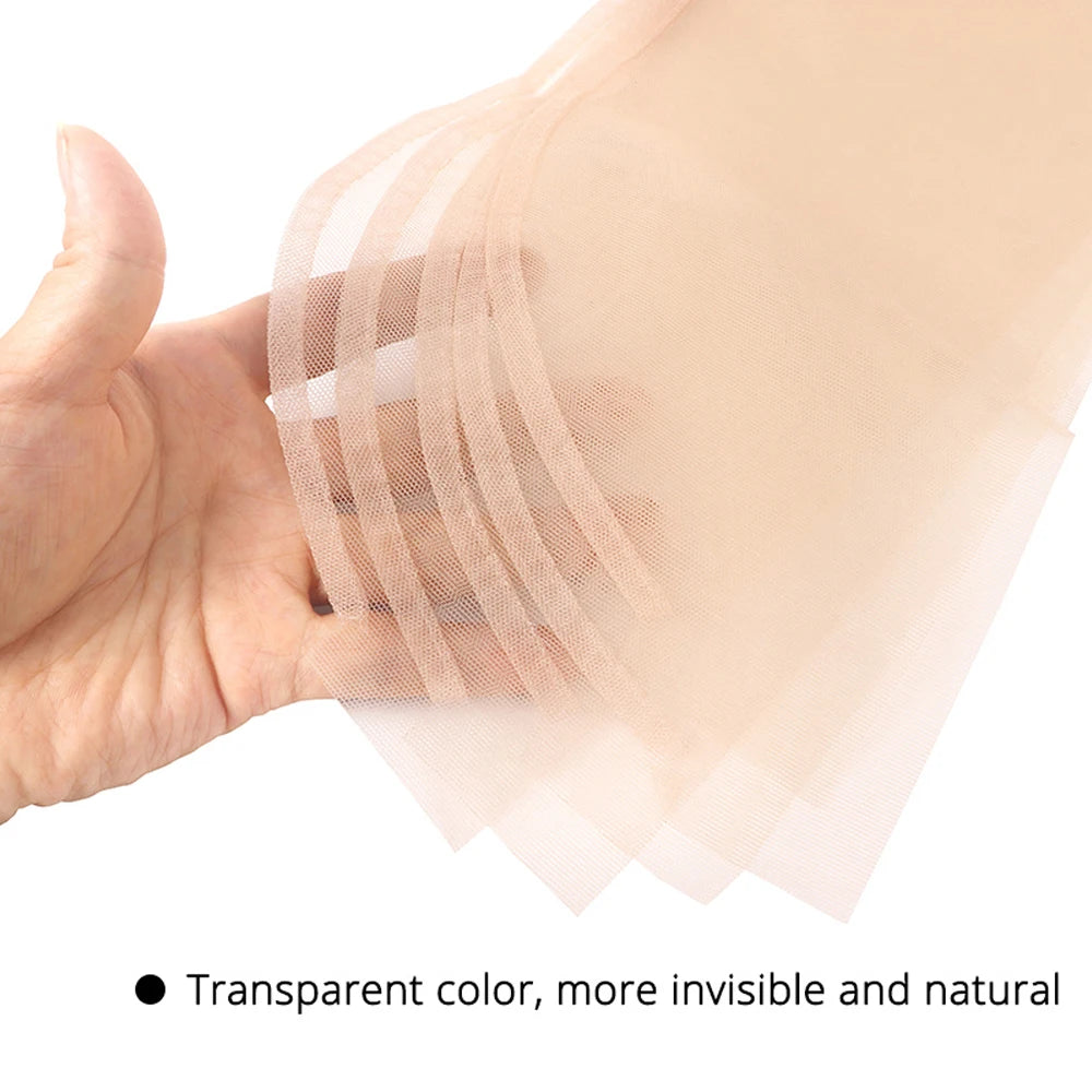 Nunify Hd Lace Net For Hd Frontal And Closure Transparent Swiss Lace Hair Net For Wig Making 1Pcs Diy Wig Making Accessories