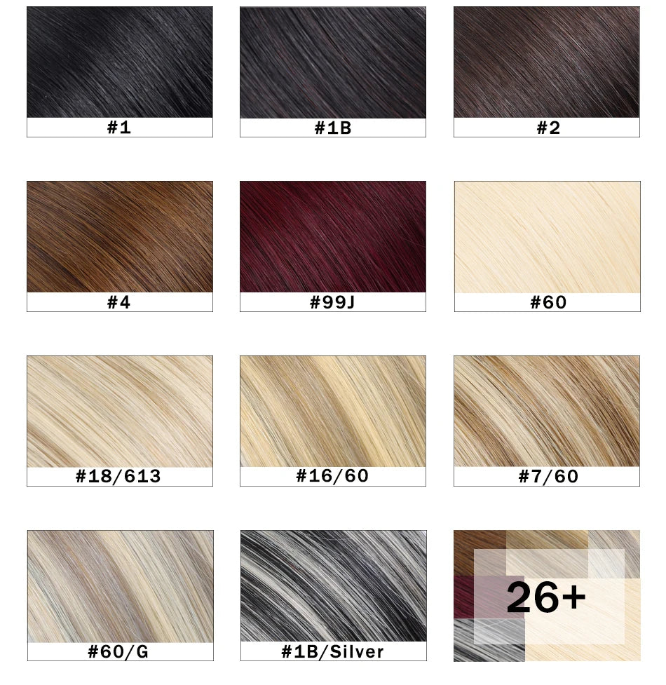 Double Drawn Genius Weft Extensions Blonde Virgin Hair 100g