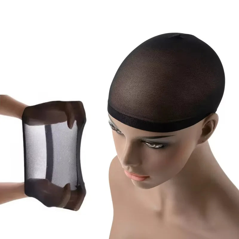 Cheap Hair New Stocking Cap For Wigs Net For Wigs Bald Cap Nylon Stocking Wig Cap Stretchy
