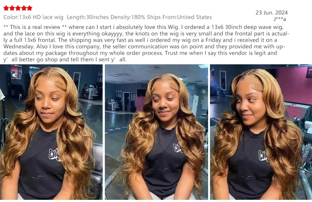 180 200 Density Remy Human Hair Body Wave Wigs P4/27 Highlight Colored 13x4 13x6 HD TranspatentLace Frontal 18-46 Inch Remy Hair