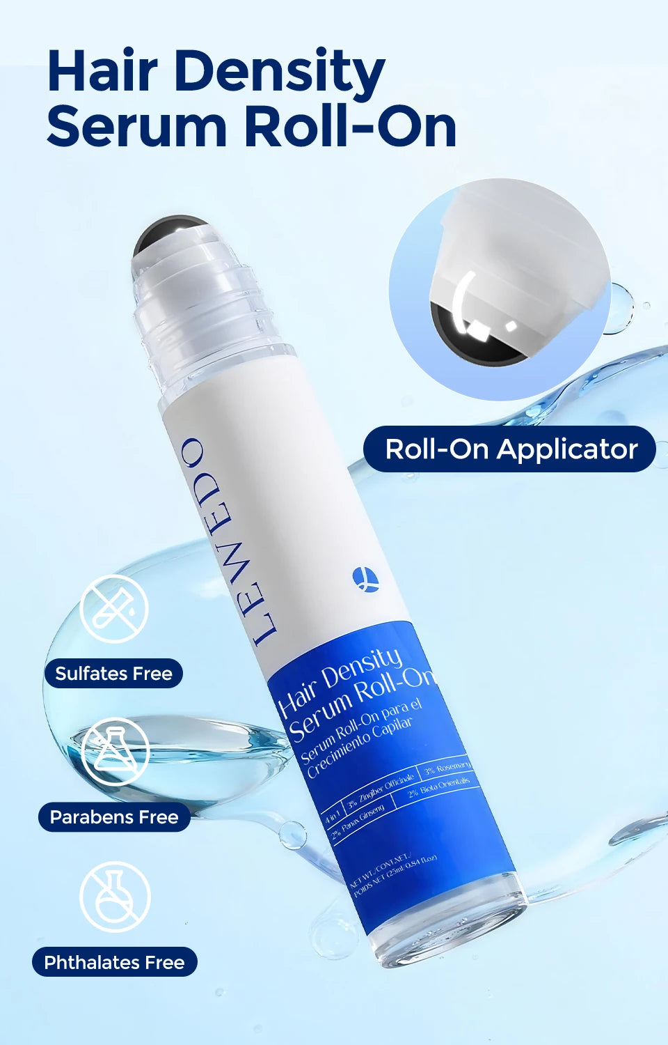 25ml Ginger Hair Growth Oil  Moisturizing Hair Care Essence Hair Loss Prevention Scalp Nourishing Thicken Nourish Hair Serum