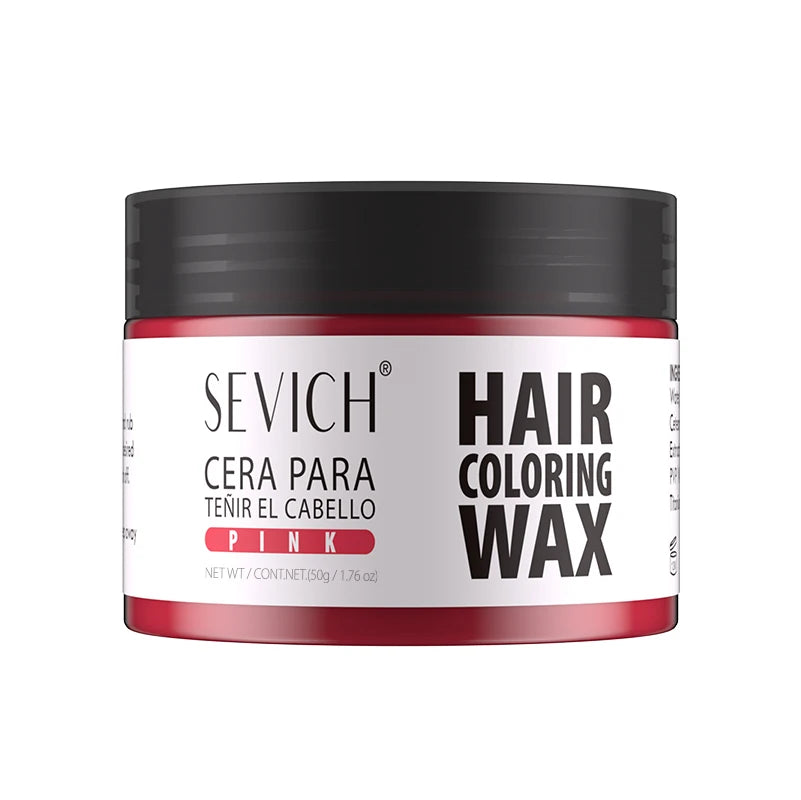 Hairs Dyed Mud Hair Colour Wax Easy To Wash Hair Styling Paste Dye for Eyebrow Beards Coloring Temporary Hair Color Style Cream