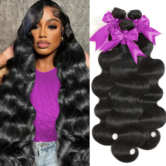 16A Brazilian Body Wave Human Hair Bundles