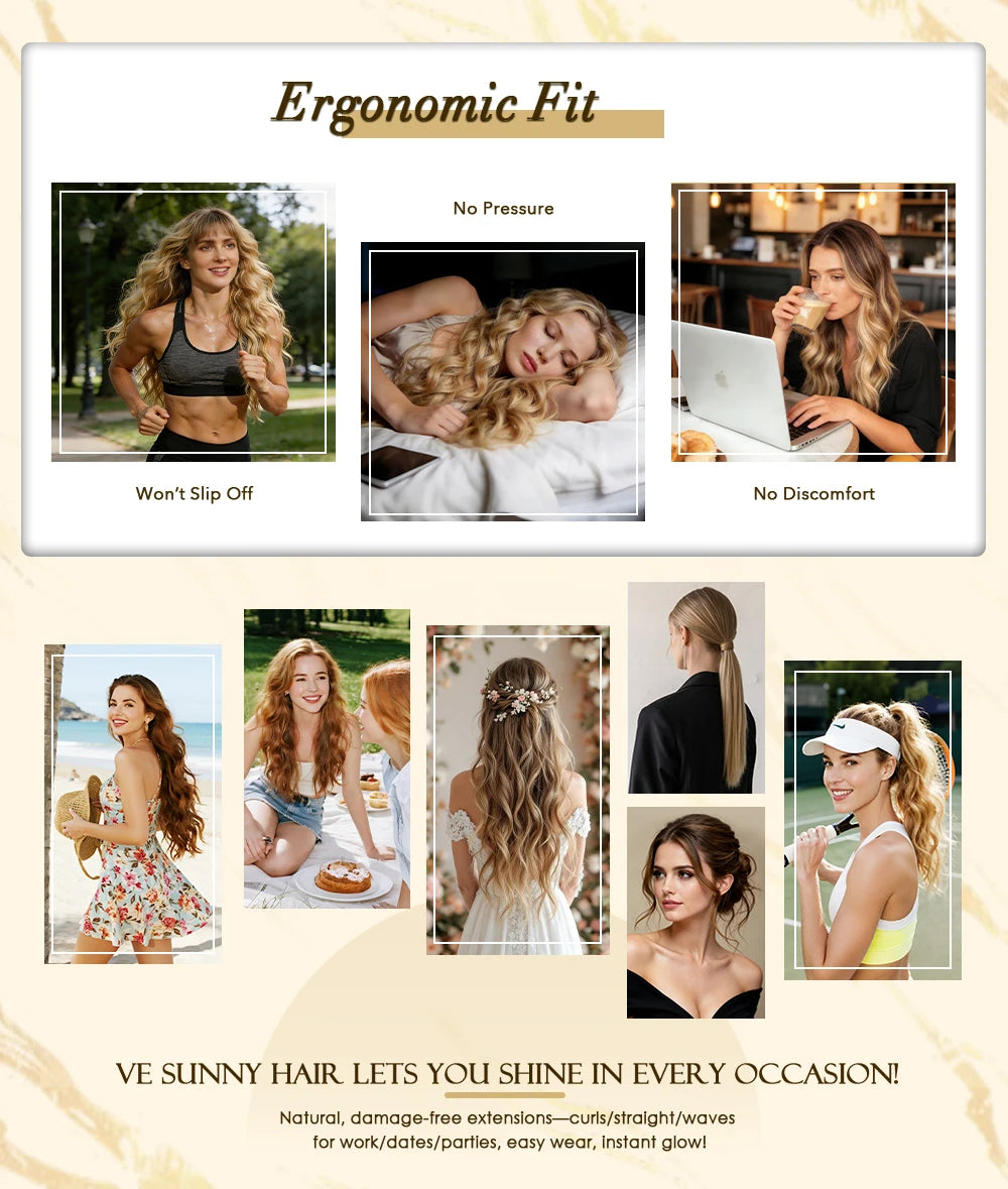 Invisible Wire Weft Hair Extensions Blonde Remy – One Piece Clips