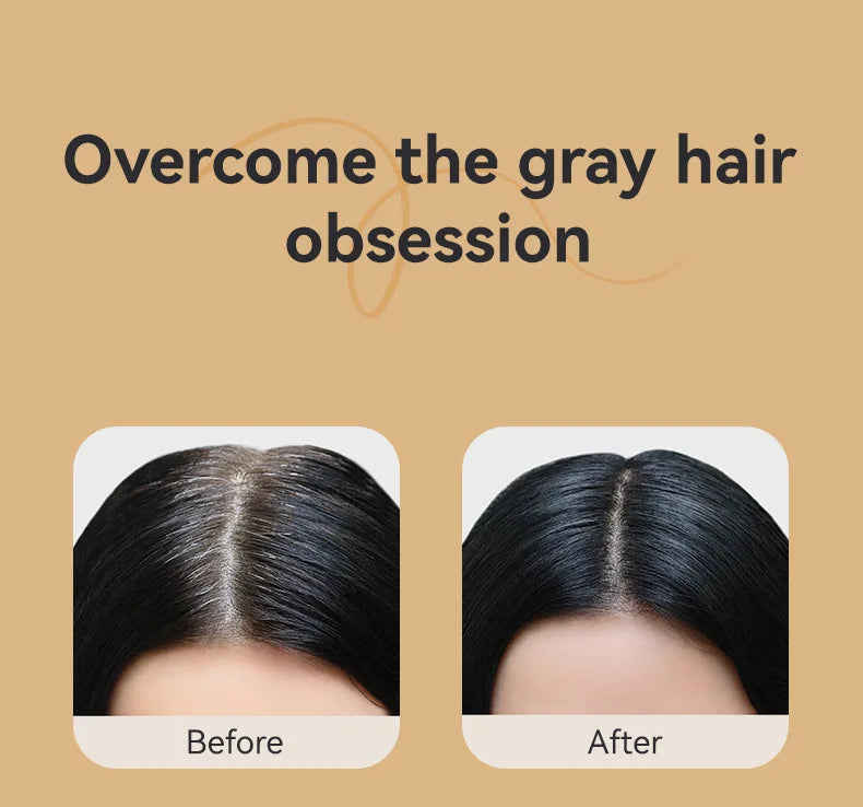 Hair Dye Pen Hair Root Touch Up Black Brown Hair Color Stick Disposable Hair Dye Cream Brush Easy To Carry Magic Stick