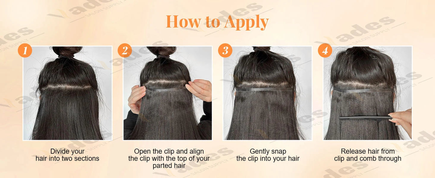 Invisible Seamless PU Clip In Human Hair Extension Tape Weft Clip in Extensions 7Pcs/set 12-24inch 100G 120G Clip on Hair