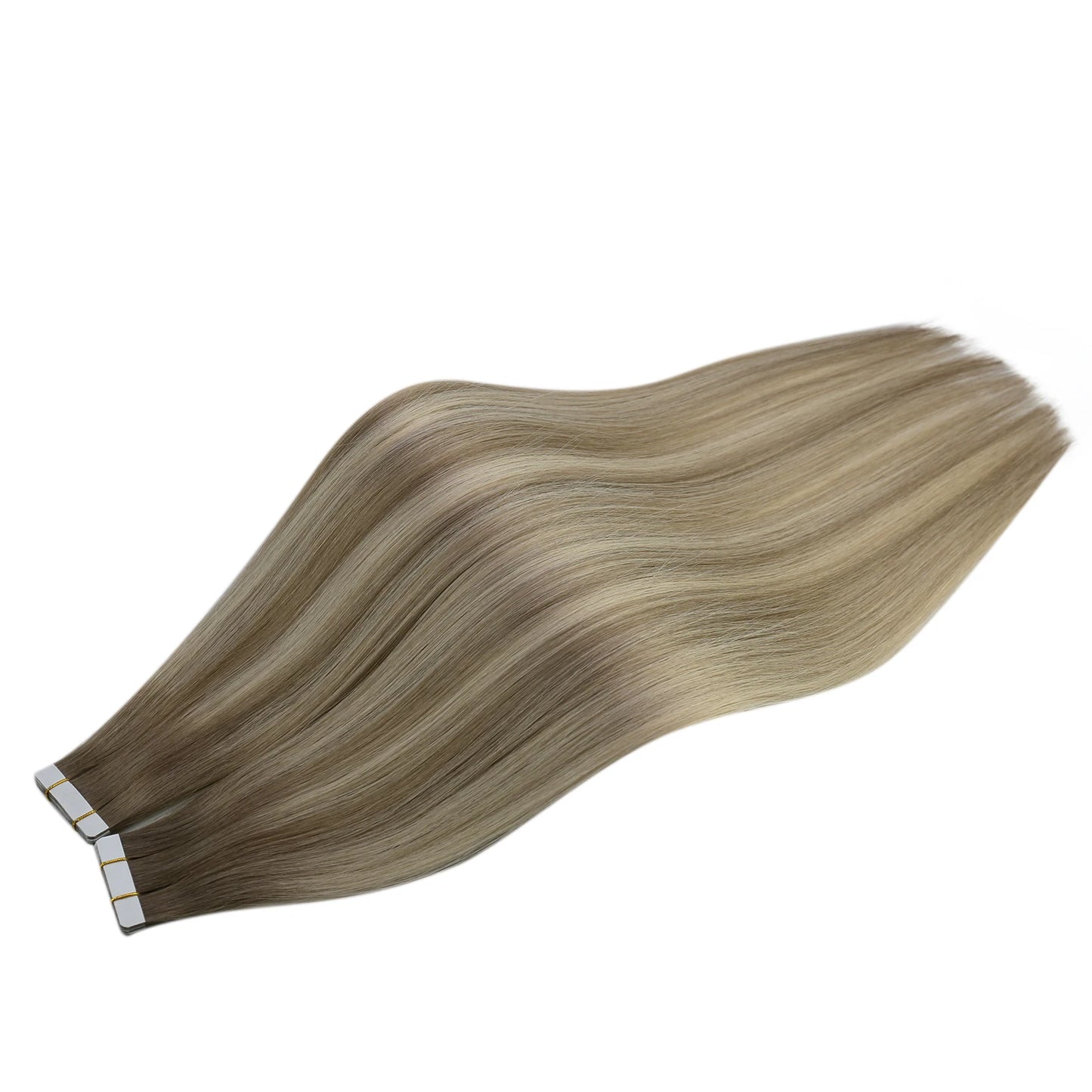 Ugeat Virgin Tape In Hair Extensions – Lasts Up to 12 Months, 10A Grade