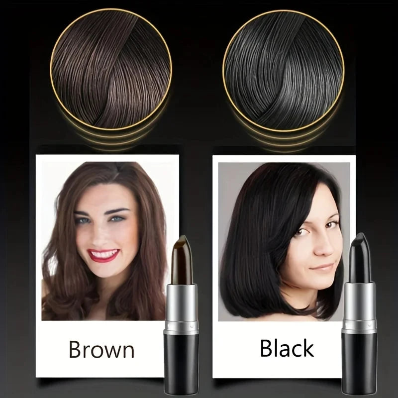 1PC Fast-Acting Temporary Hair Color Pen for Quick Gray Coverage Styling Hair Dye Pen for Easy Touch-ups