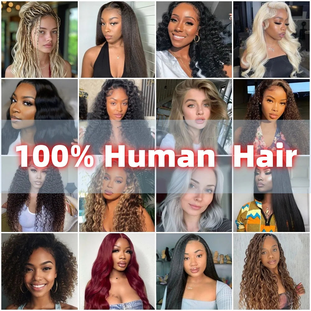 Shinehair Wholesale Straight Human Hair Bulk 100% Real Human Hair Extensions Highlight 16A Natural Black Hair Bundle Blonde 613