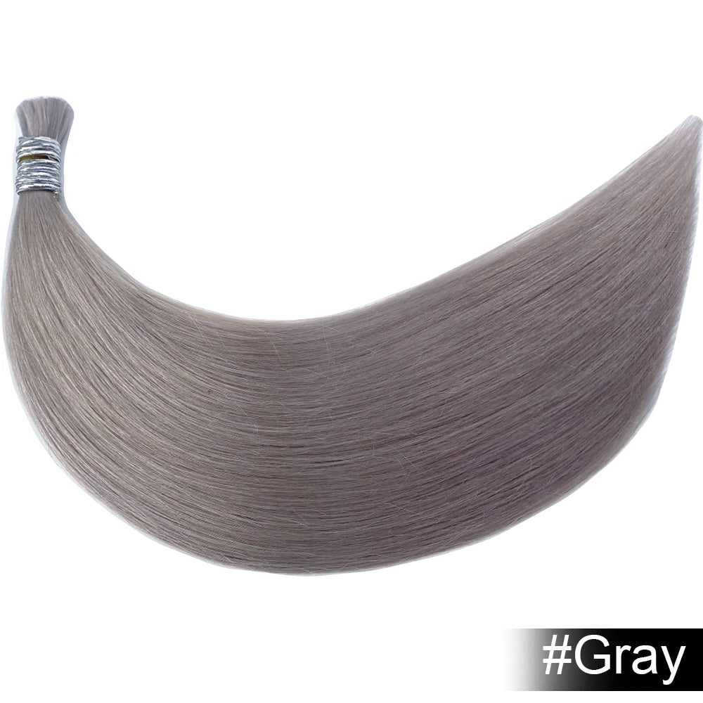 Shinehair Wholesale Straight Human Hair Bulk 100% Real Human Hair Extensions Highlight 16A Natural Black Hair Bundle Blonde 613