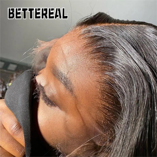 Real HD Frontal/Closure Only Invisible Melt Skin Lace 13x6 13x4 5x5 6x6 2x6 Raw Human Hair Lace Closure Body Wave & Straight
