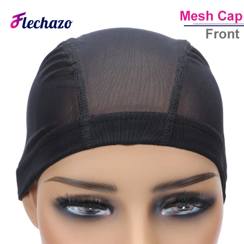 3Pcs Glueless Wig Caps For Women Black Mesh Wig Cap For Making Wigs Easier Sew In Dome Wig Cap Weaving Cap Wig Liner S M L Sizes