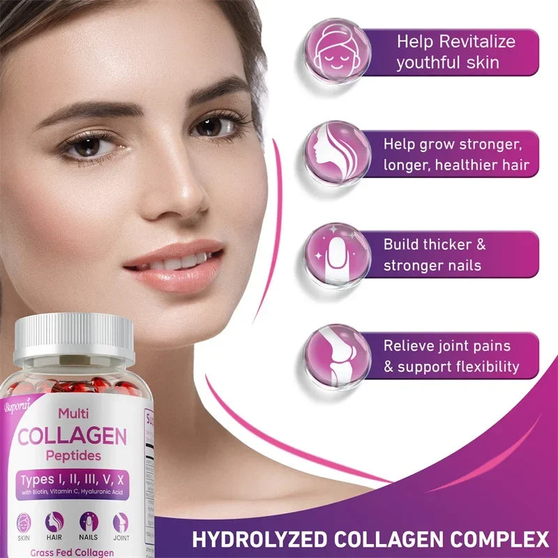 Premium Collagen Peptides for Skin Hair Nails & Gut Health
