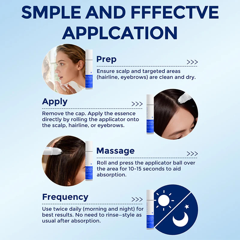 25ml Ginger Hair Growth Oil  Moisturizing Hair Care Essence Hair Loss Prevention Scalp Nourishing Thicken Nourish Hair Serum