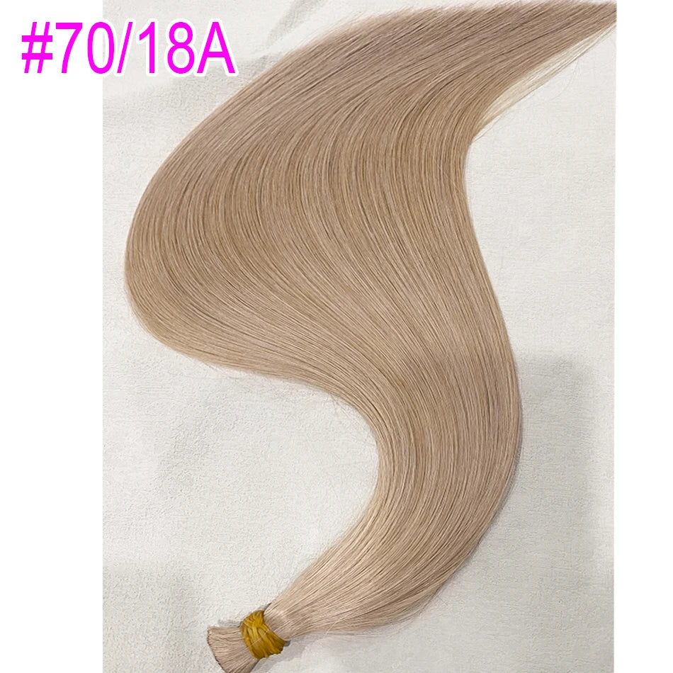 Shinehair Wholesale Straight Human Hair Bulk 100% Real Human Hair Extensions Highlight 16A Natural Black Hair Bundle Blonde 613