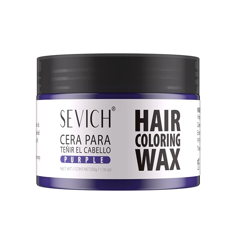 Hairs Dyed Mud Hair Colour Wax Easy To Wash Hair Styling Paste Dye for Eyebrow Beards Coloring Temporary Hair Color Style Cream