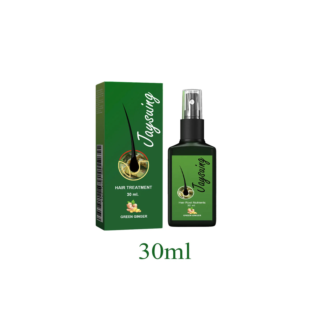 Hair Growth Spray Ginger Massage Scalp Damaged Treatment Solution Nourish Roots Fast Grow Anti Hair Loss Serum Beauty Health