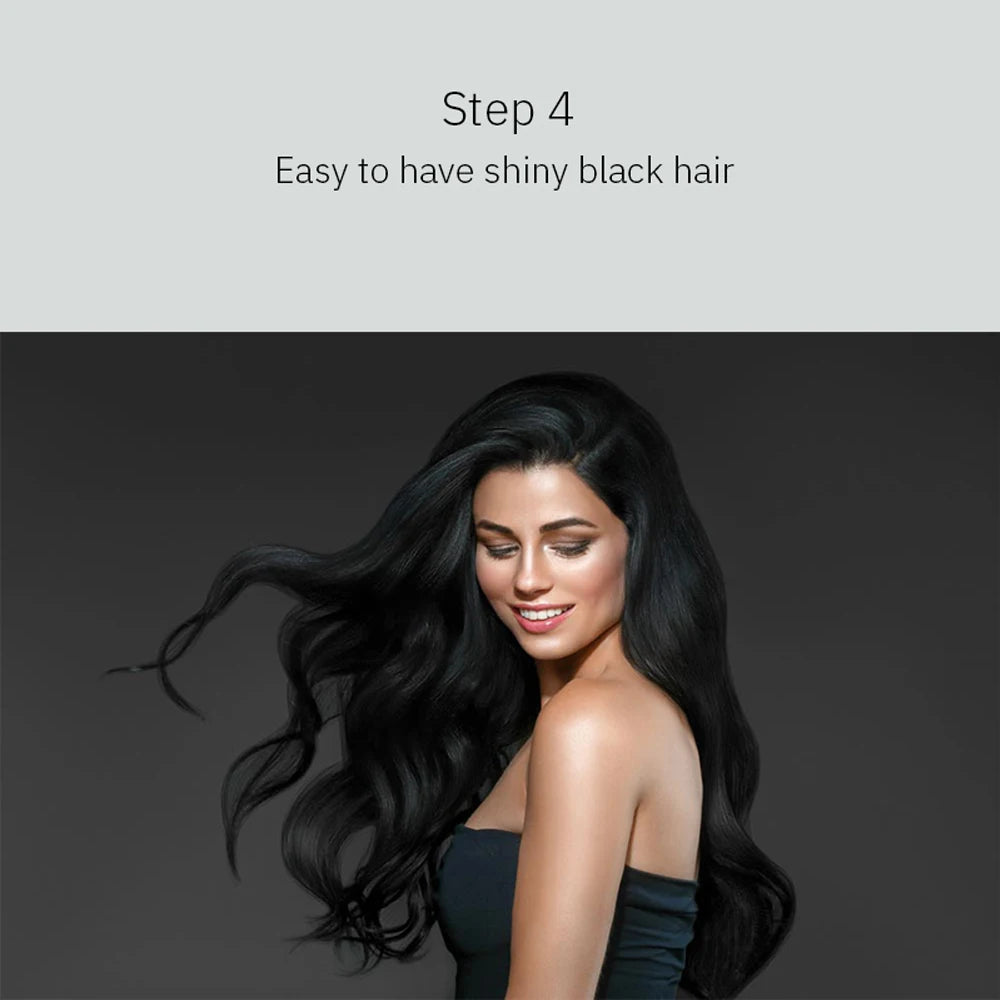 Fast Black Hair Dye Shampoo 500ml 250ml Natural Plant Essence Hair Dye Cream For Men Women Cover Gray White Hair Color Shampoo