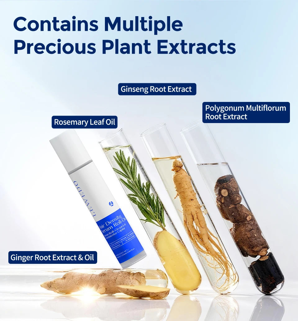 25ml Ginger Hair Growth Oil  Moisturizing Hair Care Essence Hair Loss Prevention Scalp Nourishing Thicken Nourish Hair Serum