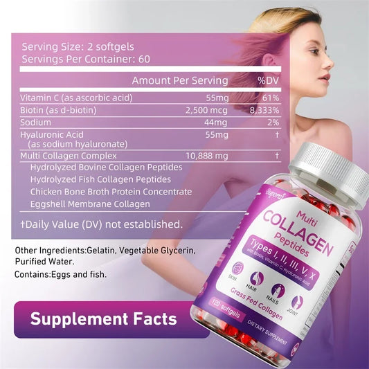 Premium Collagen Peptides for Skin Hair Nails & Gut Health