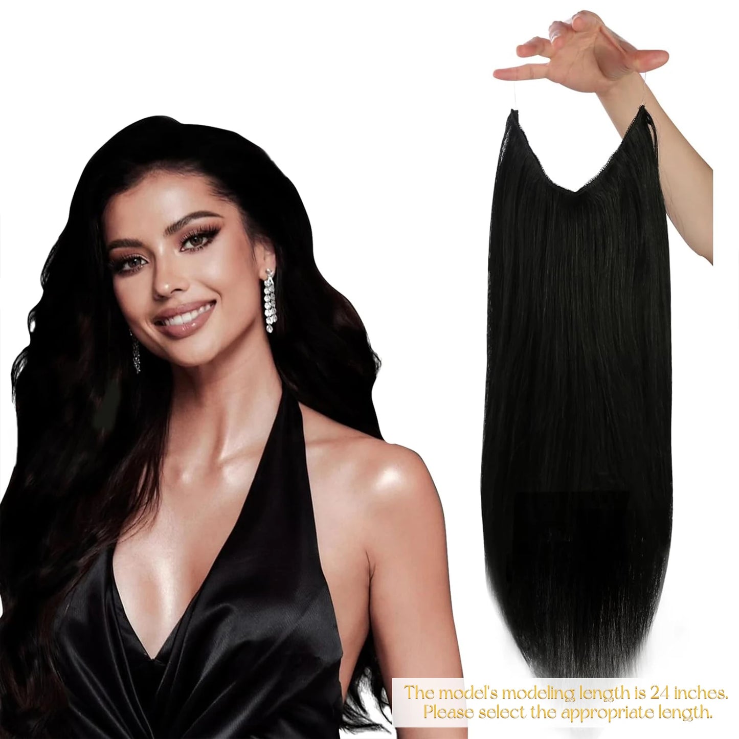 Invisible Wire Weft Hair Extensions Blonde Remy – One Piece Clips