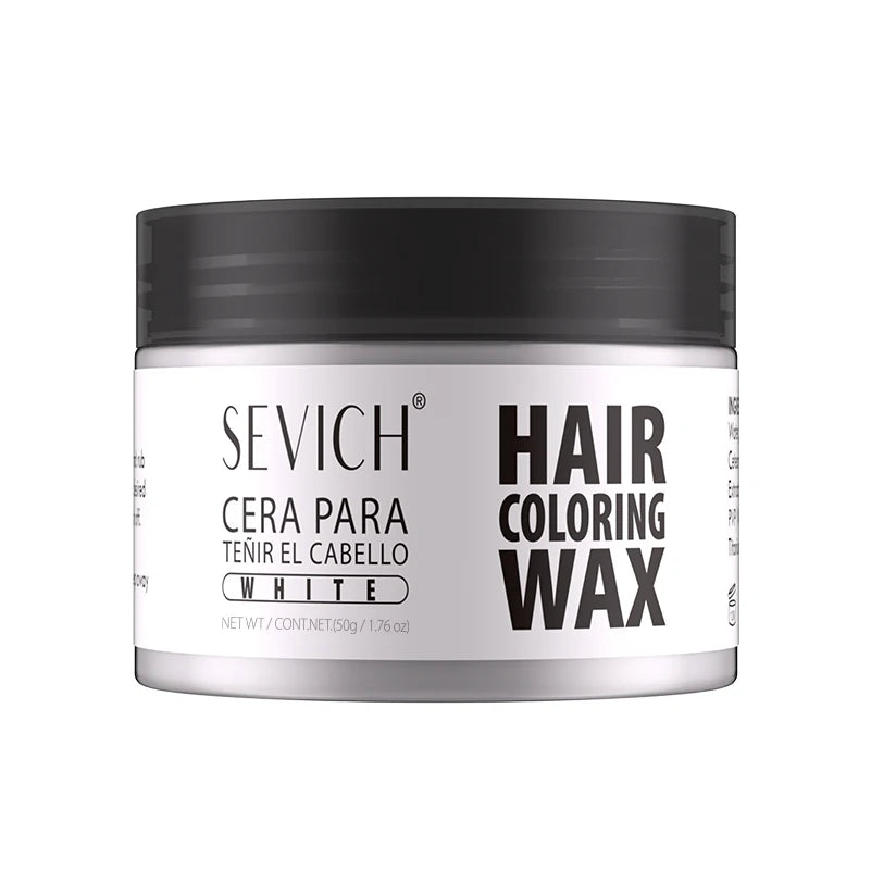 Hairs Dyed Mud Hair Colour Wax Easy To Wash Hair Styling Paste Dye for Eyebrow Beards Coloring Temporary Hair Color Style Cream
