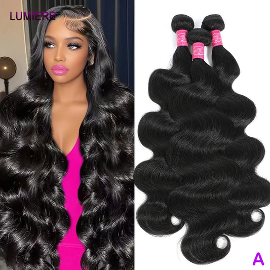 Loose Body Wave Virgin Indian Hair 3/4 Bundles